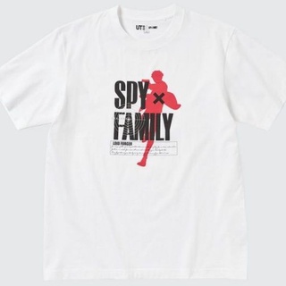 uniqlo spy x family white t shirt เสื้อสปาย แฟมิลี สีขาว