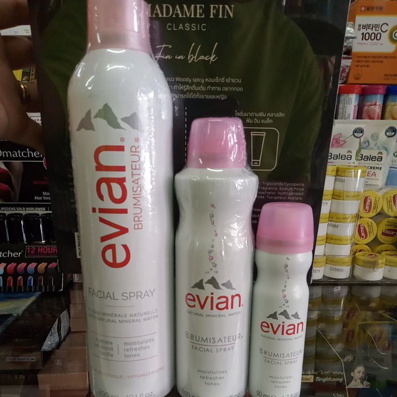 Facial Mist 285 บาท เสปย์น้ำแร่ Evian Brumisateur Facial Spray Beauty