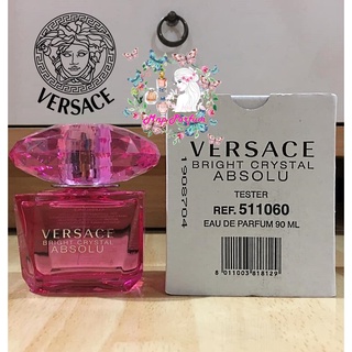 Versace Bright Crystal Absolu Eau De Parfum  90 ml. ( Tester Box )