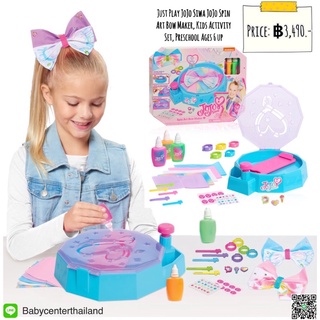 Just Play JoJo Siwa JoJo Spin Art Bow Maker, Kids Activity Set, Preschool Ages 6 up