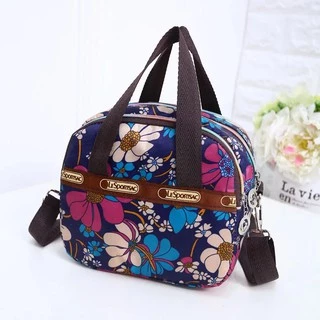 (ใส่โค้ดลดเพิ่ม 99BAS49) พร้อมส่ง! กระเป๋าสะพายข้าง กระเป๋าถือแฟชั่น ผ้าไนล่อน มีช่องใส่ของ 3 ช่อง รุ่น -014