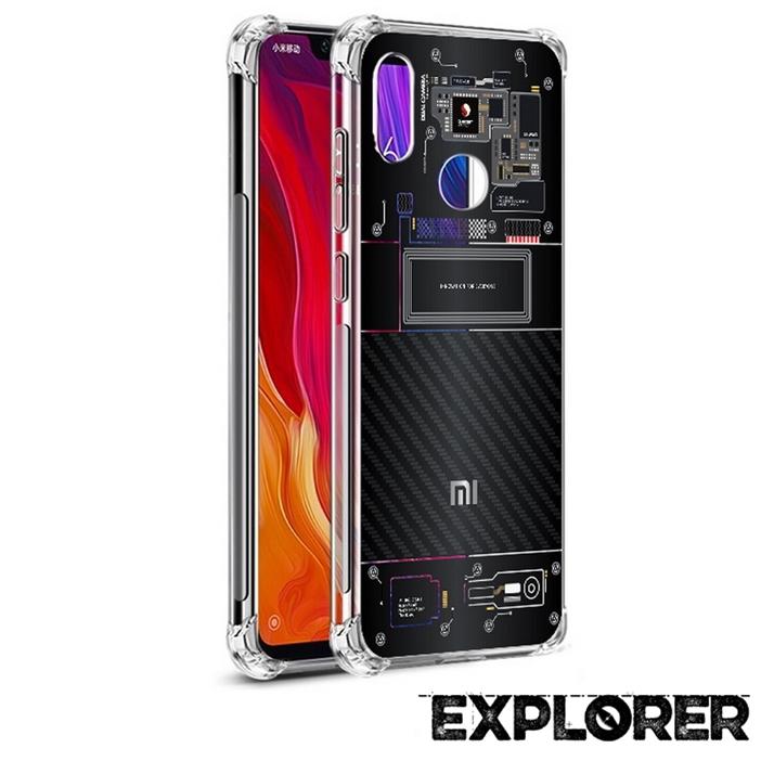 เคส สำหรับ Xiaomi Mi 8 SE [Explorer Series] 3D Anti-Shock Protection TPU Case