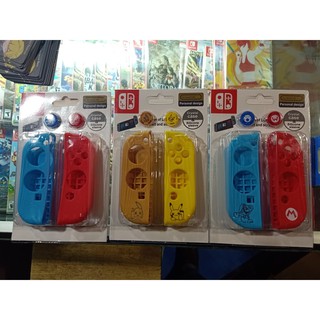 ซิลิโคนจอยNintendo switch silicone joy con set mario pokemon +พร้อมจุกยาง