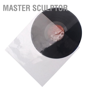 Master Sculptor 50PcsVinyl Record Outer Sleeves White Replacement Kit for Phonograph Recorder