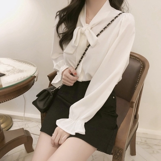 เสื้อเชิ้ตแขนยาวสไตล์เกาหลีสําหรับผู้หญิง 1102