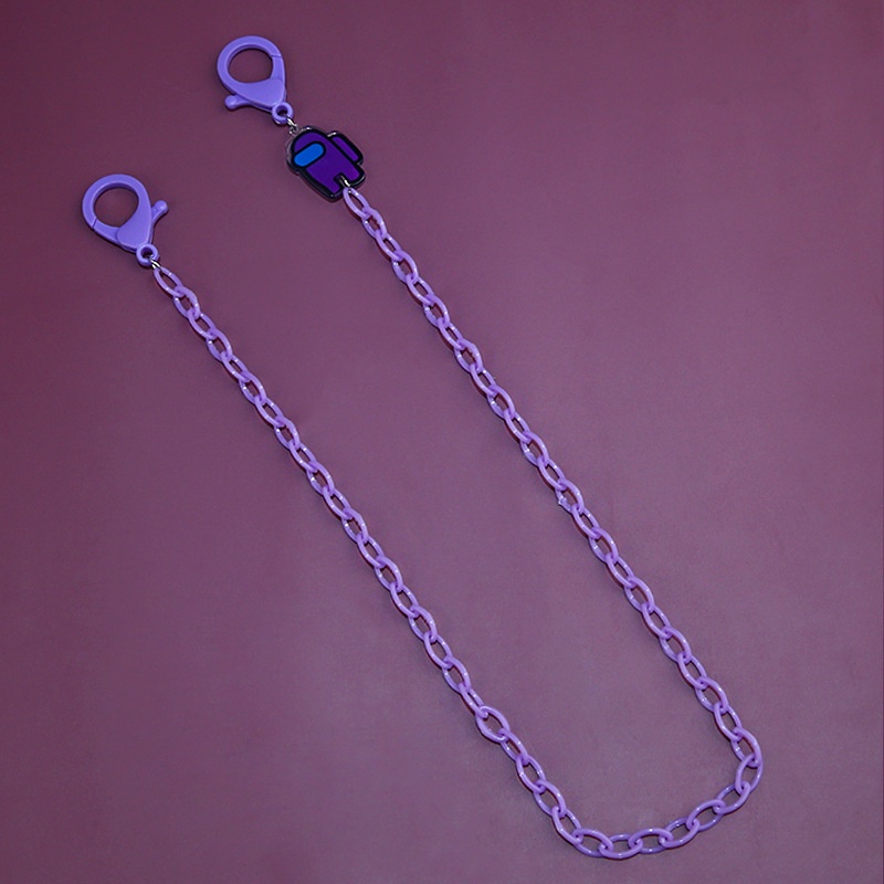 สายโซ่คล้องแว่นตา หน้ากากอนามัย หลากสีสัน แฟชั่นสําหรับชาย และหญิง - รูปที่ 6