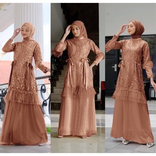 โมเดลกระเบื้อง MAXI Brocade S M L XL XXL MAXI GAMIS Invitation GAMIS MAXI สําหรับเล่นเกม