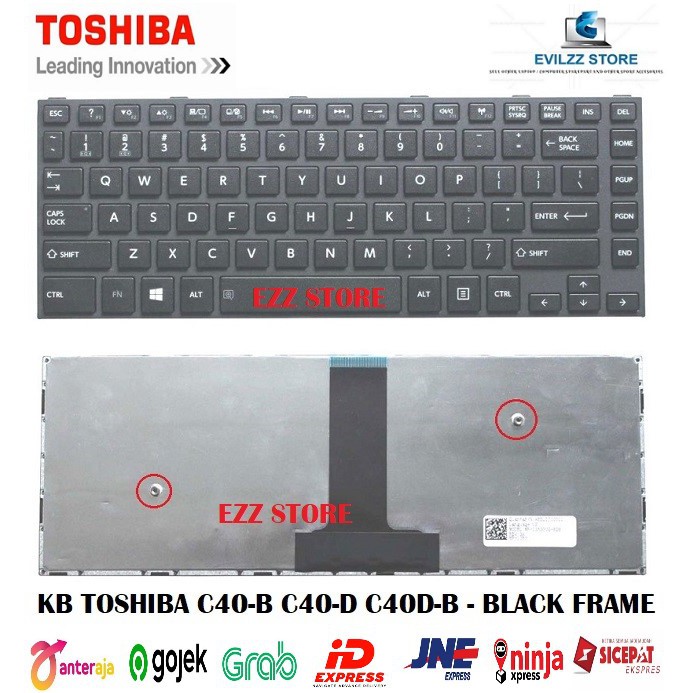 TOSHIBA C40 C40B C40D C40-B C40-D C40D-B 002L13R33LHC01 0KN0-VP1LA13 0KN0-VP1UK13 คีย์บอร์ดใหม่สีดํา
