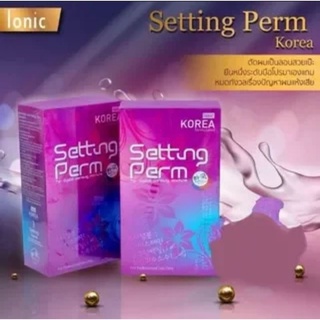 Ionic Korea Setting Perm ไอออนิค น้ำยาดัดเซตติ้งเพิร์ม น้ำยาดัดดิจิตอล 100มล.