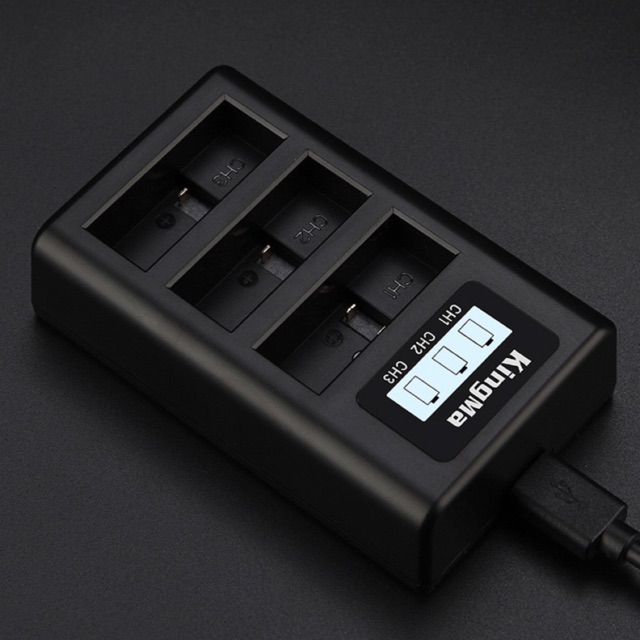 Kingma Battery Charger For Gopro8 Gopro7black Gopro6 Gopro5 แท่นชาร์จแบตเตอรี่ สำหรับกล้องโกโปร8/7/6