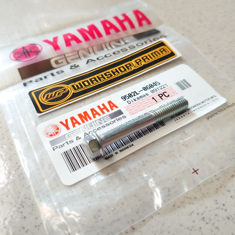 MESIN 10 KEY BOLT 8 M6X45 ENGINE BLOCK BOLT M6X45MM LENGTH 4.5 CM MATIC BEBEK SPORT