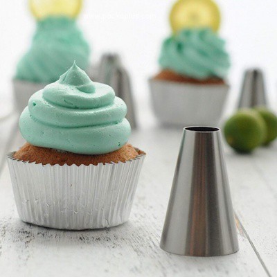 หัวบีบสแตนเลส หัวบีบเค้ก หัวบีบครีม หัวบีบคัพเค้ก หัวบีบตกแต่งหน้าเค้ก เบเกอรี่ หัวบีบ Jumbo เบอร์ 2