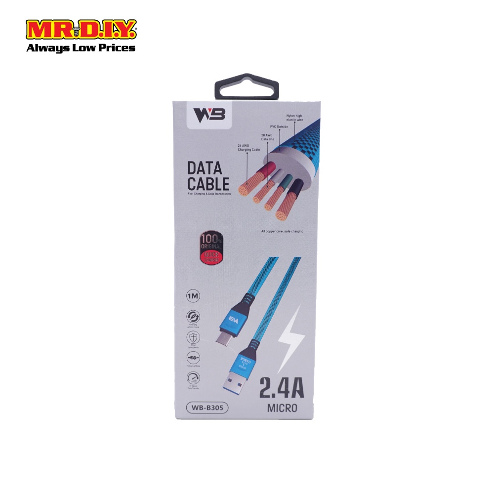 สาย Usb -V8 Wb-B305*