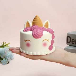 เค้กที่อ่อนนุ่มจริง ๆ ของเล่นต่อต้านฟองของเล่นบีบช้าเด้งตุ๊ก…