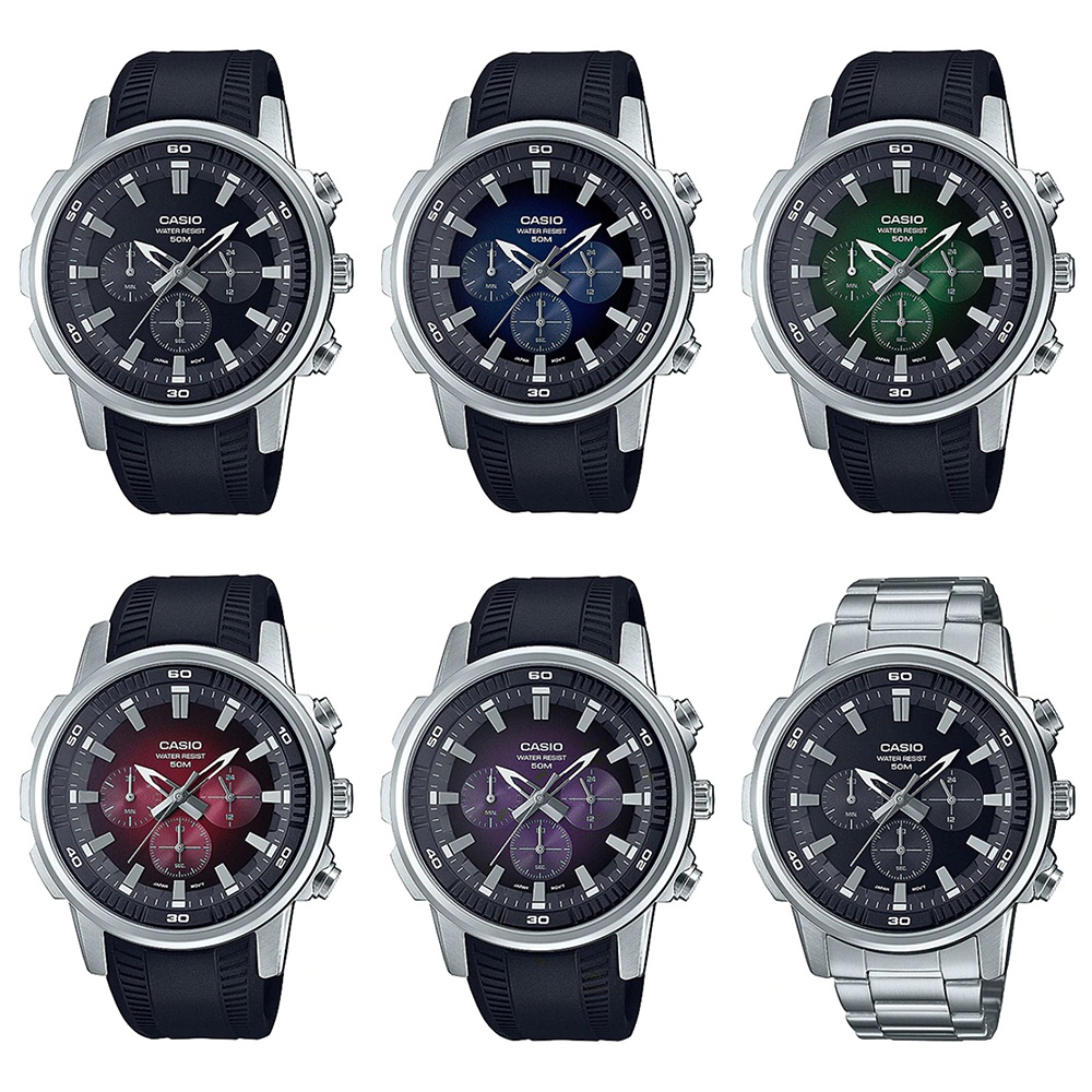 Casio Standard รุ่น MTP-E505,MTP-E505D (MTP-E505-1A,MTP-E505-2A,MTP-E505-3A,MTP-E505-4A,MTP-E505-6A,