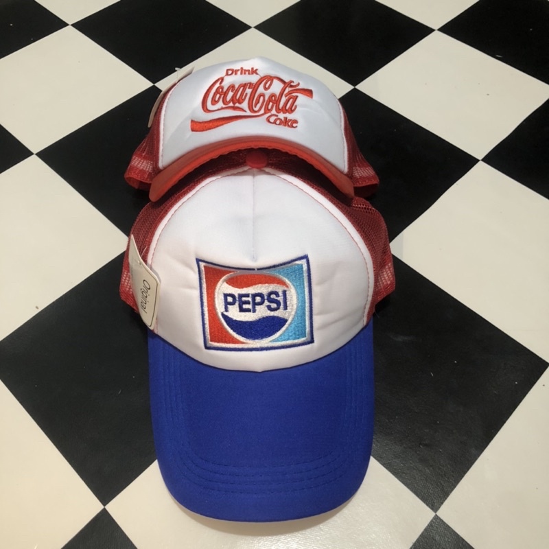 หมวกแก๊ป coke & pepsi  หมวกแฟชั่นใส่ได้ทั้ง ชายและหญิง Cap รูปที่ 6