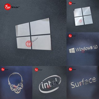 [New metal sticker] win10 window inter Skull Canyon logo label mobile phone sticker computer notebook metal sticker