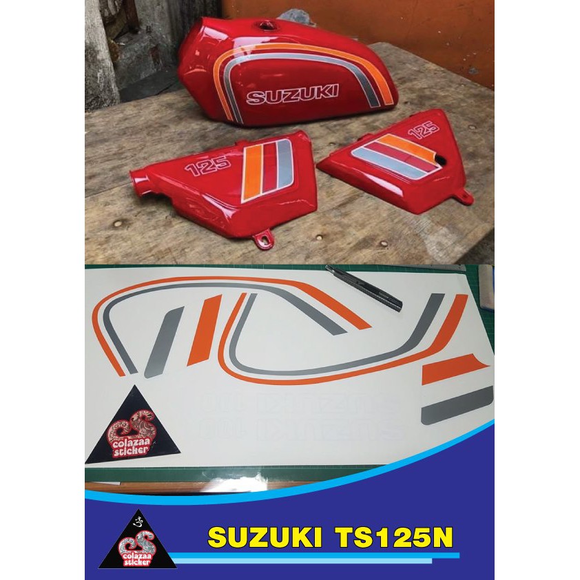 sticker for suzuki ts125
