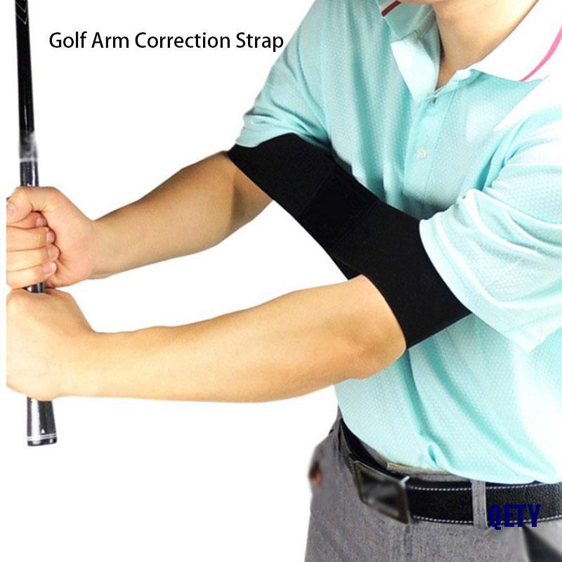 (QETY)Golf Training Aid Strap Motion Correction Belt Swing Arm Band For Golf Beginner
