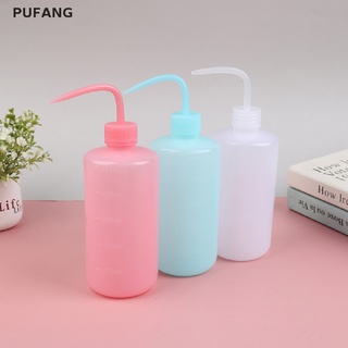 Pufang ขวดบีบพลาสติก ทรงโค้ง ขนาด 500 มล. สําหรับใส่สบู่เหลวล้างห้องปฏิบัติการ 1 ชิ้น