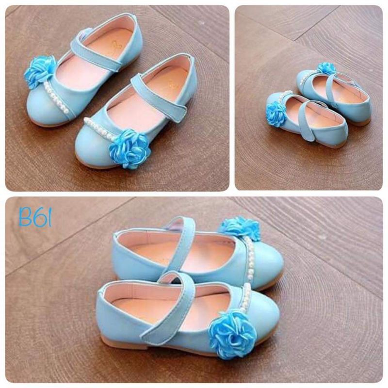 รองเท้าคัชชู รองเท้าออกงาน เด็กหญิง B59  พร้อมส่งจากไทย