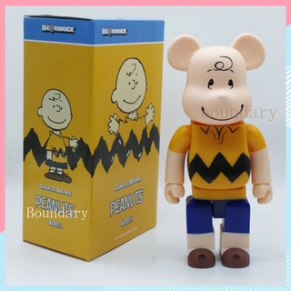 400 % ฟิกเกอร์การ์ตูน Snoopy Peanuts Charlie Lucy Bearbrick สําหรับตกแต่ง