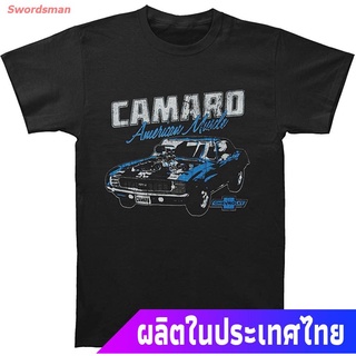 เสื้อยืดแขนสั้น พิมพ์ลาย General Motors Camaro สไตล์คลาสสิก สําหรับผู้ชาย rY2n