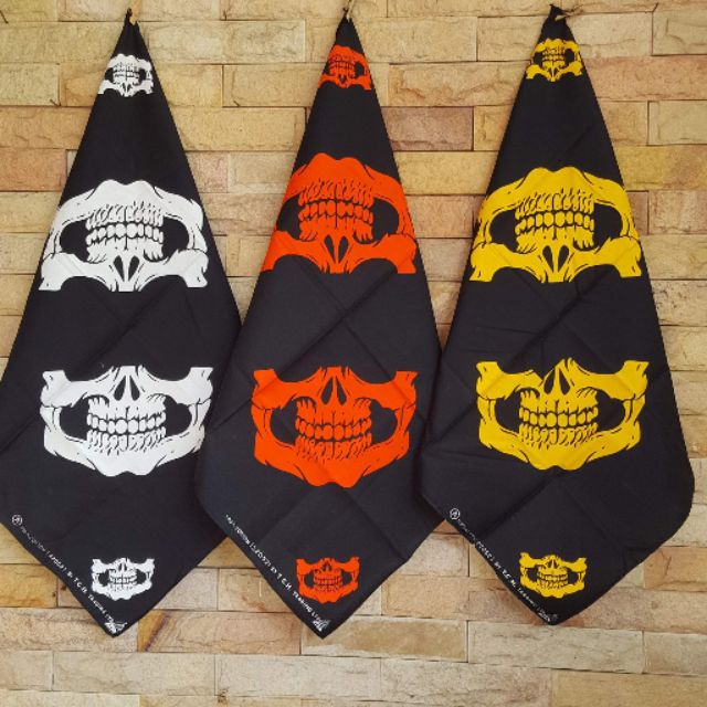 ผ้าเช็ดหน้าวินเทจ โพกหัว ผูกผม ซับเหงื่อได้ดี เนื้อผ้าคอตตอน100%