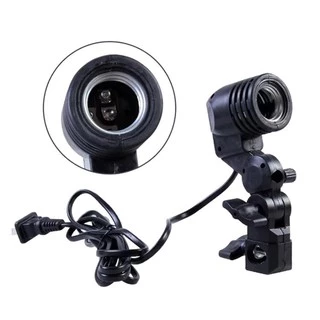 Photography Light Lamp Bulb Single Holder E27Socket Flash Bracket การถ่ายภาพรูปโคมไฟหลอดไฟE27ซ็อกเก็ตเดียวถือแฟลชประเภท
