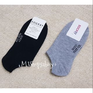 ✔ พร้อมส่ง ยกโหล ถุงเท้าข้อสั้น socksy ใส่สบาย ไม่หลุดส้น