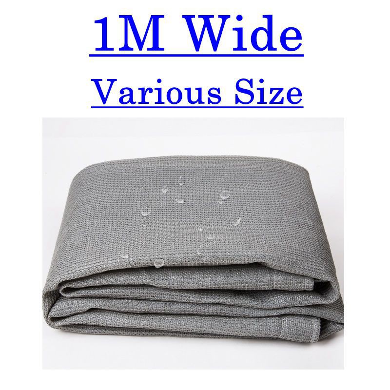 ขนาดต่างๆกลางแจ้ง Sun Shade สุทธิสีเทา Garden Sun Shade Sails แรเงา 90%