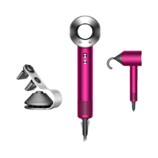 Dyson Supersonic ™ Hair Dryer HD08 (Fuchsia/Nickel) with Supersonic Stand เซตไดร์เป่าผม ไดสัน สีชมพู และฐานวางไดร์สีดำ