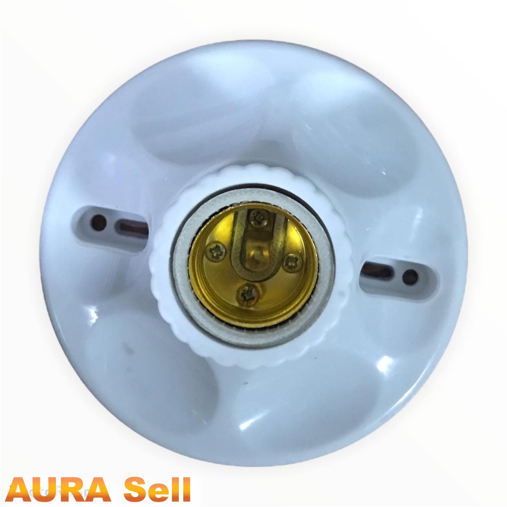 ขั้วหลอดไฟ ฐานหลอดไฟ เซรามิก เหมาะกับระบบโซล่าเซล 12V 24V จนถึง 220V ความร้อนสูง - รูปที่ 3