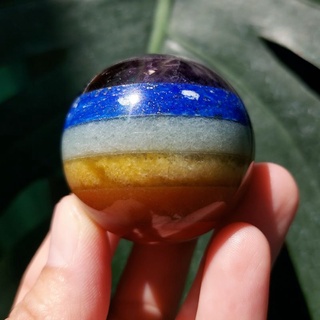 หิน 7 จักระทรงกลม 7 Chakra Sphere