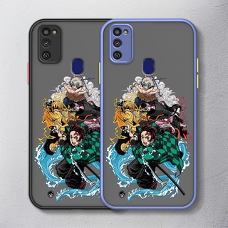 เคสโทรศัพท์มือถือ กันกระแทก ลายการ์ตูนดาบพิฆาตอสูร สําหรับ Samsung Galaxy M51 M31 M21 M20 M10 M30S M62 F62 M32 M52 M23 M33 5G For Soft Case Phone Casing Camera Lens Protector Full Cover simple Silicone Cases mobile covers