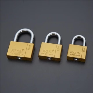 แม่กุญแจล็อค ดอก สีทอง ตัวล็อคเหล็ก 70MM Iron padlockยาวและสั้น กันน้ำคุณภาพสูง กุญแจล็อค กุญแจ กุญแจบ้าน