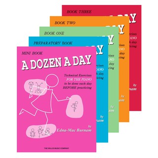 A DOZEN A DAY MINI BOOK, PREPARATORY BOOK, BOOK 1 2 3