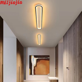 Meijiajia โคมไฟเพดาน LED 3 สี เรียบง่าย สไตล์โมเดิร์น สําหรับบ้าน ห้องนั่งเล่น ห้องนอน ห้องเสื้อคลุม