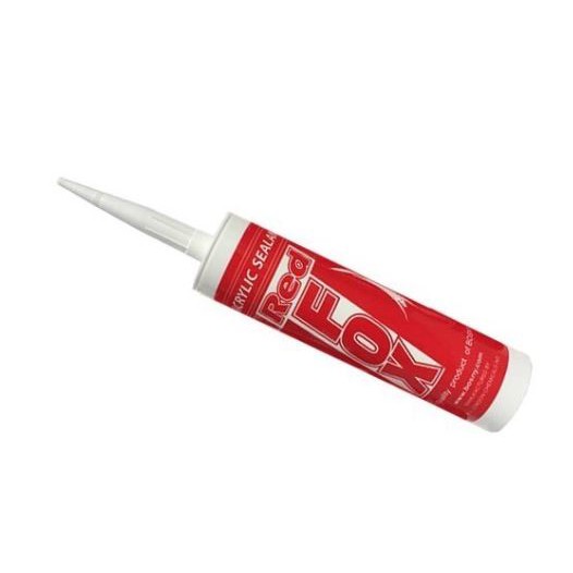 กาวอะครีลิคซีลแลนท์ "เรดฟอกซ์" บี211 กาวซิริโคน อคีลิค acrylic sealant redfox ยาแนวกระเบื้อง แด๊ปสีขาว
