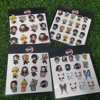 สติ๊กเกอร์ 3D ดาบพิฆาตอส​ูร พร้อมส่ง