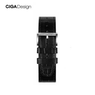 CIGA Design Gloss Leather Watch Strap 22mm - สายนาฬิกาหนังเงาซิก้า ดีไซน์ขนาด 22 มม.