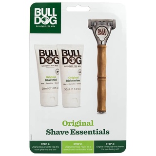 พร้อมส่ง ของแท้ Bulldog Original Shave Essentials/Original Bamboo Razor