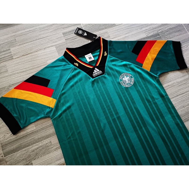 GERMANY away kit RETRO 1992 เสื้อเยอรมนี ย้อนยุค 1992