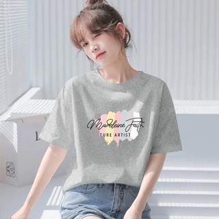 🚚 พร้อมส่ง 🚚 เสื้อยืดผู้หญิง 👕 เสื้อยืด แขนสั้น คอกลม เสื้อยืดแฟชั่น ผ้านิ่ม งานตัดใหม่ ลายไม่ซ้ำแน่นอน 👕 #WW