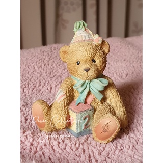 ตุ๊กตาหมี  Cherished Teddies ของแท้  "Two Sweet To Bear" Age 2