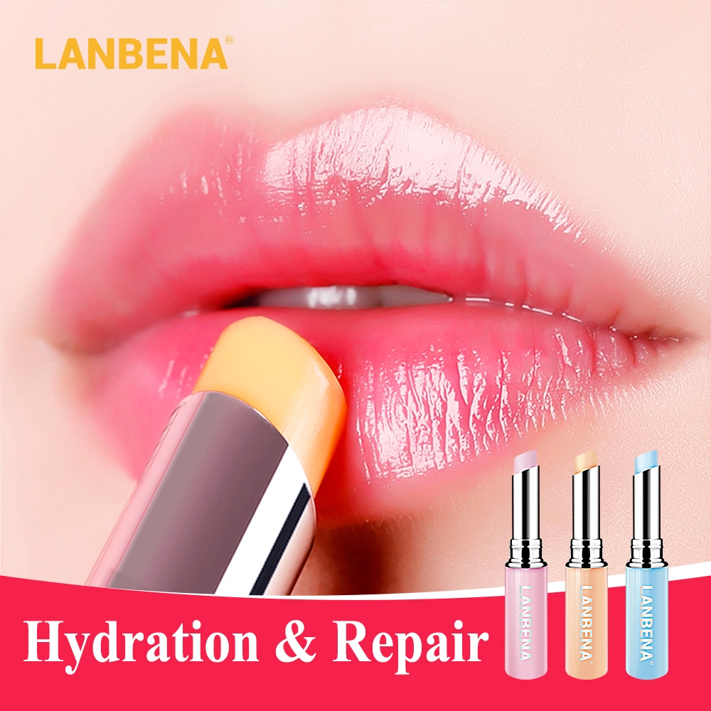 LANBENA Chameleon Lip Balm Rose Hyaluronic Acid Moisturizing