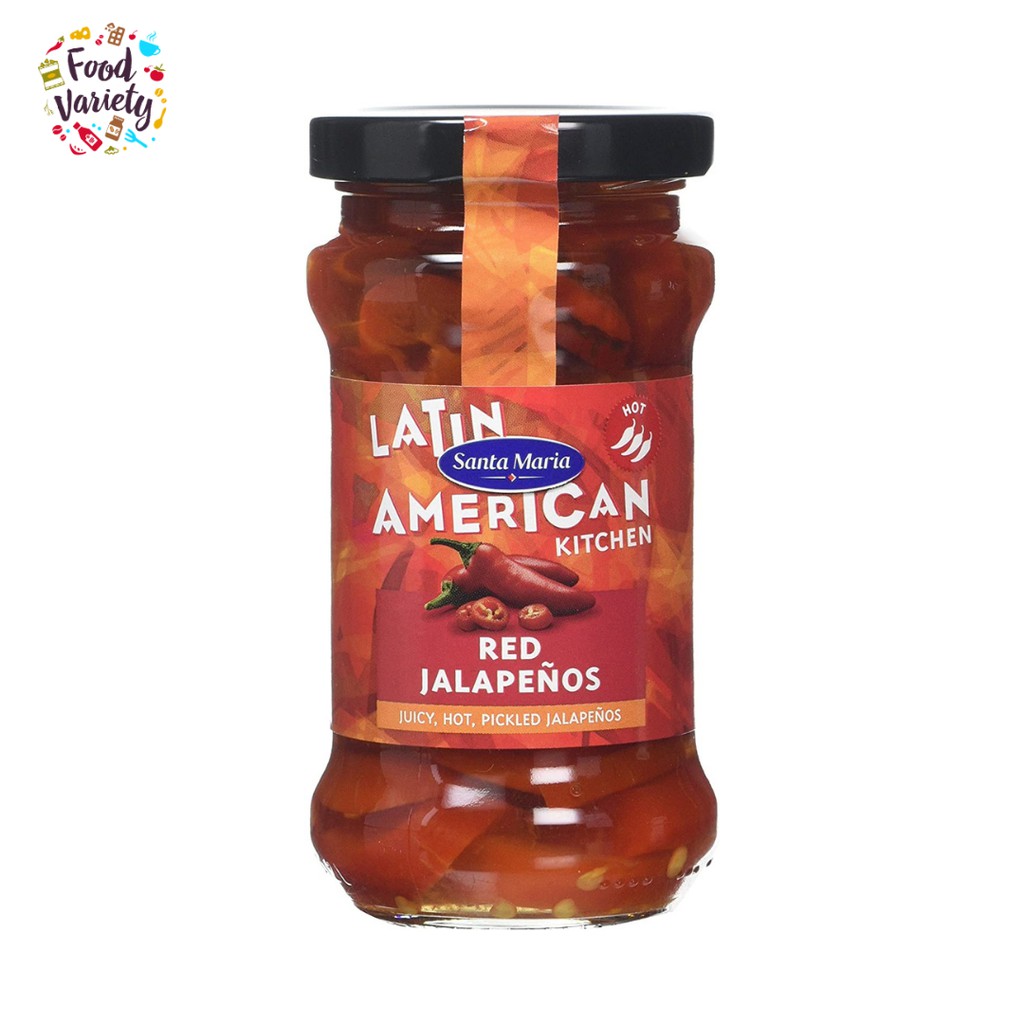 Santa Maria Latin American Kitchen Red Jalapenos Pickled 200g