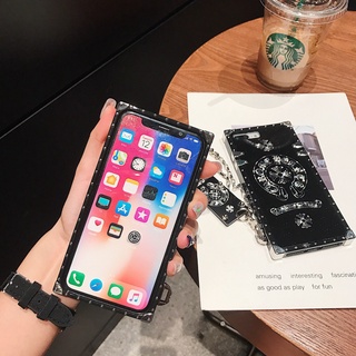 เคสโทรศัพท์ REALME C25 C15 C12 8PRO 8 5G 7i C17 C11 2021 C20 7PRO X7 PRO V15 GT 5G X50 PRO 5S 5i 6i 6S C3 C2 5PRO C21Y XT X2 V5 V3 V11 REALME5i REALME6i Realme8S Q3 5G Square mirror phone case drop-proof soft cover