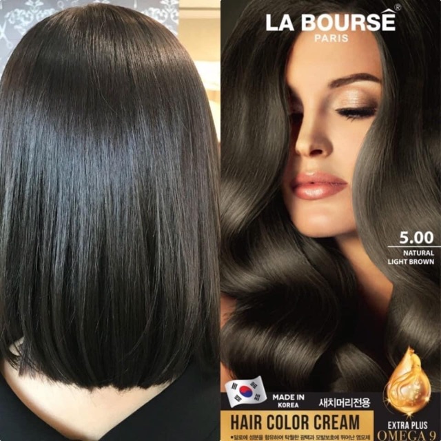 คุณภาพดี Made in KOREA La Bourse Hair Color Cream ครีมเปลี่ยนสีผม ลาบูสส์ แฮร์ คัลเลอร์ ครีม