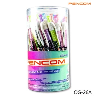 Pencom OG27/A-Fancy ปากกาหมึกน้ำมันแบบกด (รับใบเสร็จรบกวนแจ้งในหมายเหตุ)